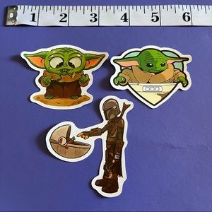 Baby Yoda Grogu The Mandalorian Sticker Pack